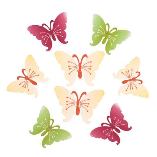 Summer butterfly craft embellishments