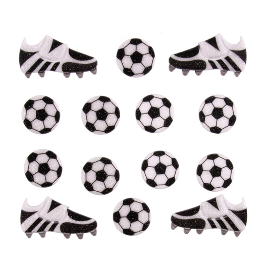Football boot and ball craft embellishments