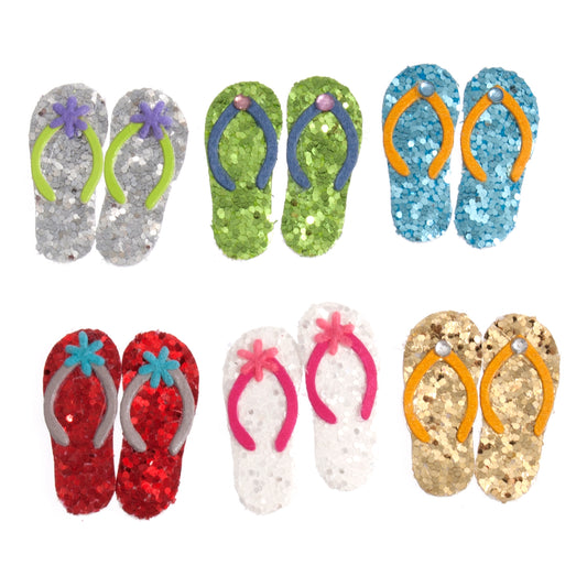 Pack of flip flop craft embellishments