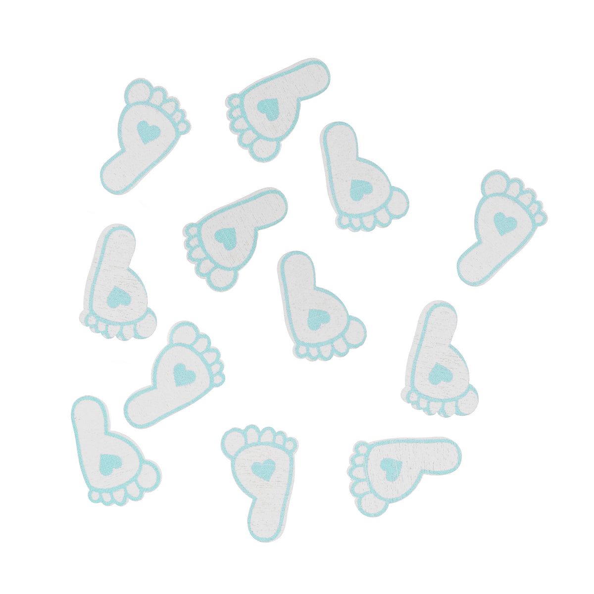 Pack of baby feet craft embellishments