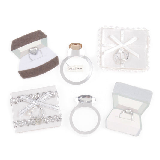 Ring and cushion craft embellishments