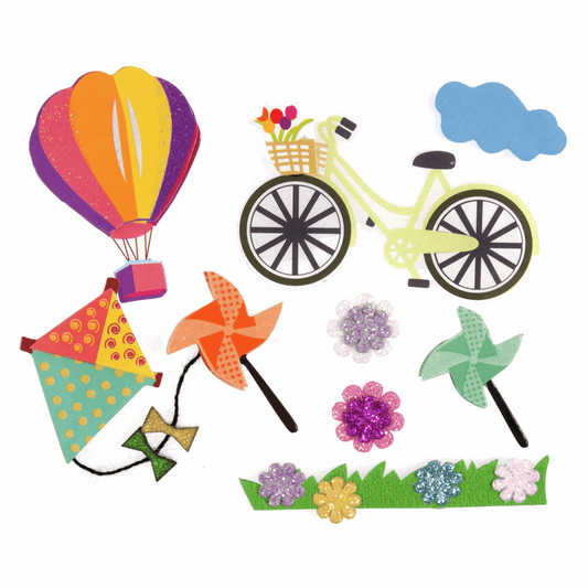 Trimits Craft Embellishments - Fun in the Air (Pack of 9)