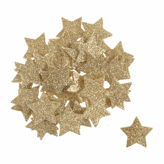 Glitter Foam Stars (Pack of 60)