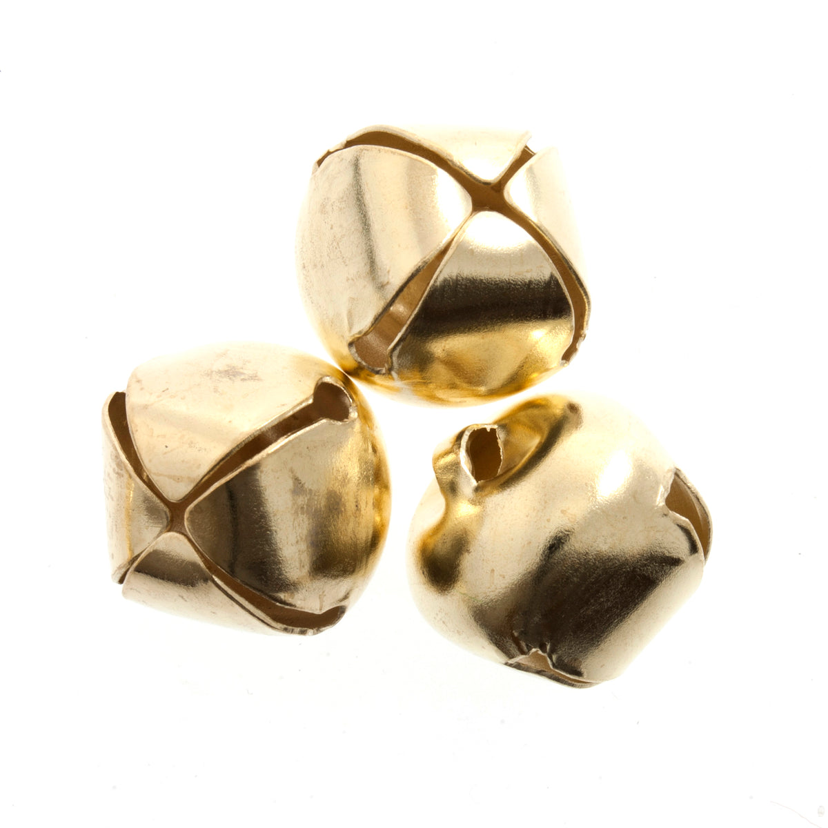 Pack of gold 12mm jingle bells