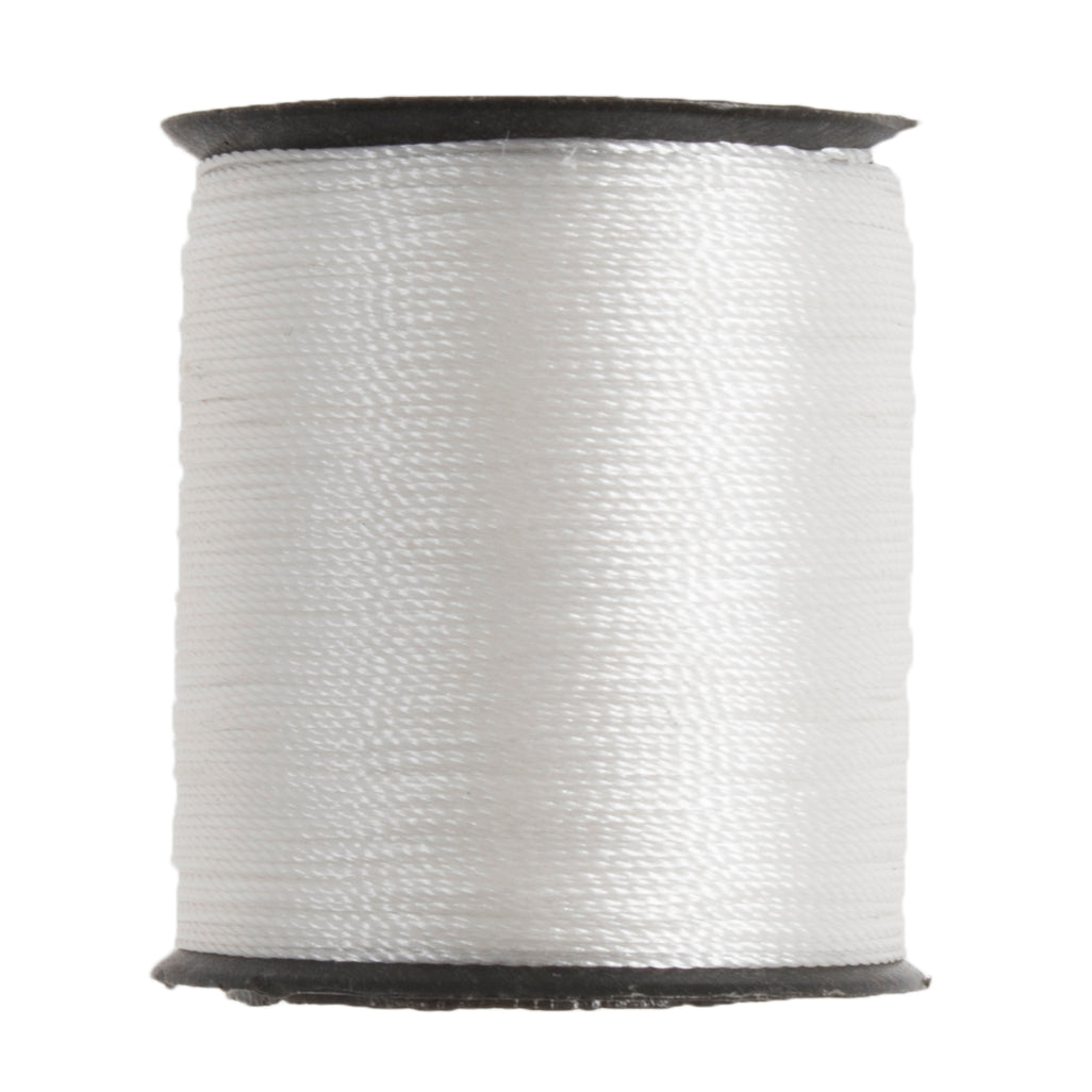 Card of white beading thread