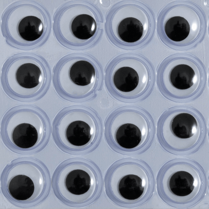 Trimits Stick-On Toy Eyes - Googly 12mm (Pack of 40)