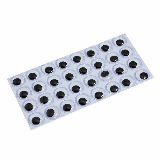 Trimits Stick-On Toy Eyes - Googly 15mm (Pack of 32)