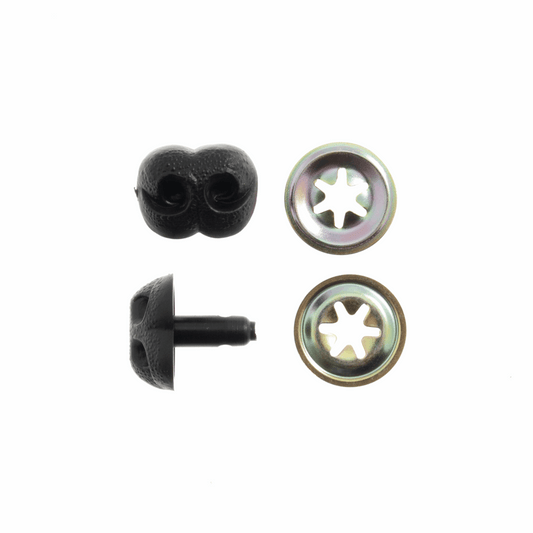 Trimits Toy Animal/Dog Noses - Black 18mm (Pack of 6)