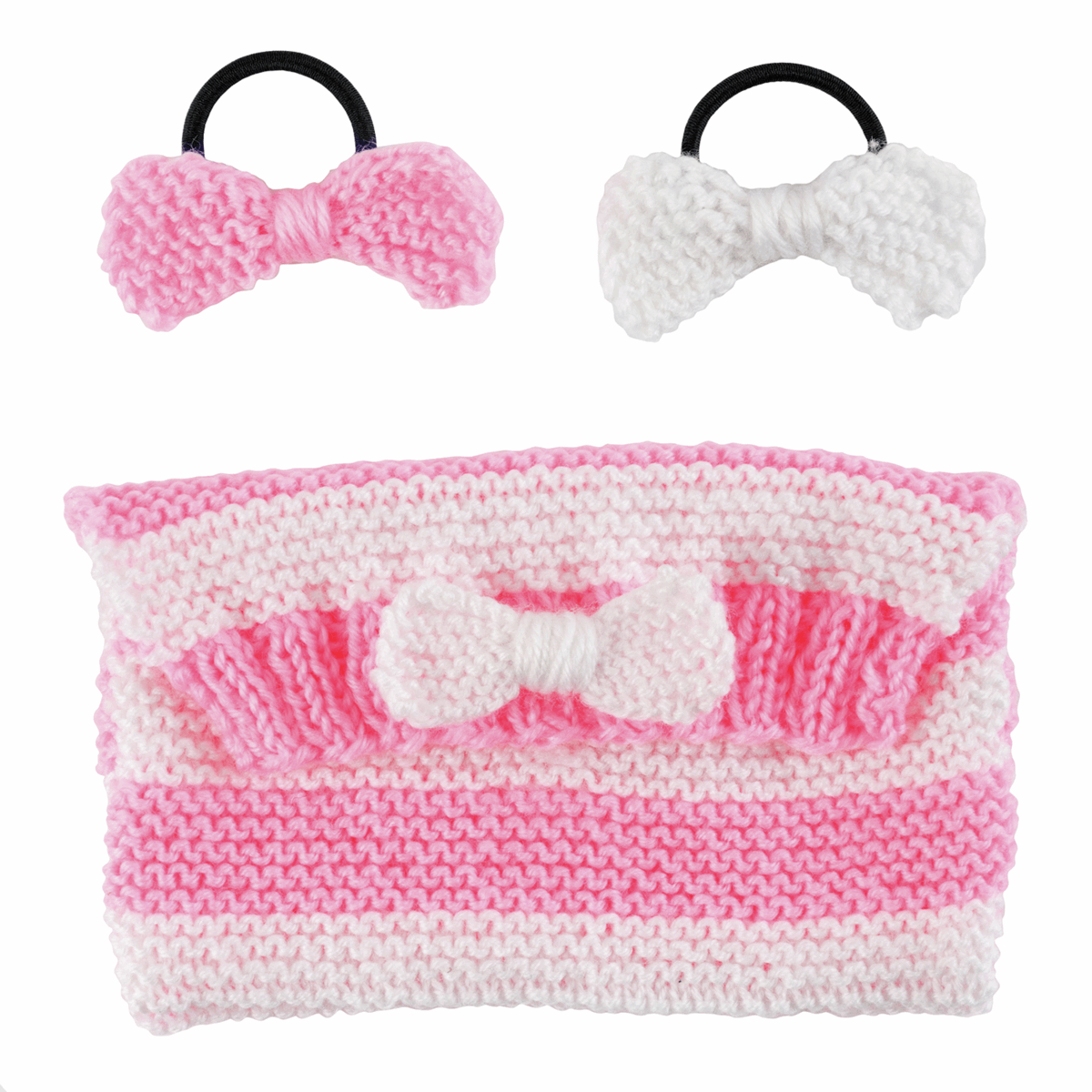 Trimits My First Knitting Kit - Clutch Bag & Hairbands