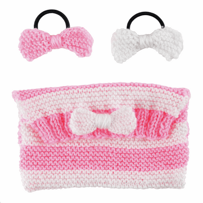 Trimits My First Knitting Kit - Clutch Bag & Hairbands