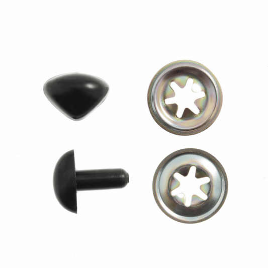 Trimits Toy Animal/Cat Noses - Black 15mm (Pack of 10)