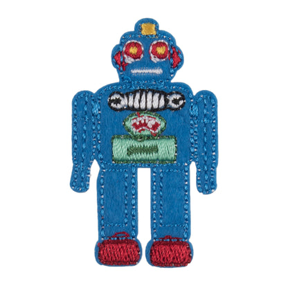 Embroidered robot motif