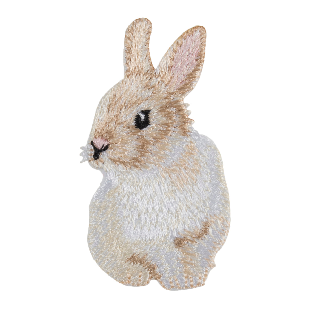 Embroidered bunny motif