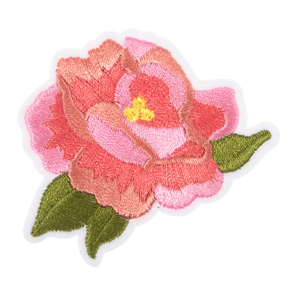 Embroidered floral motif