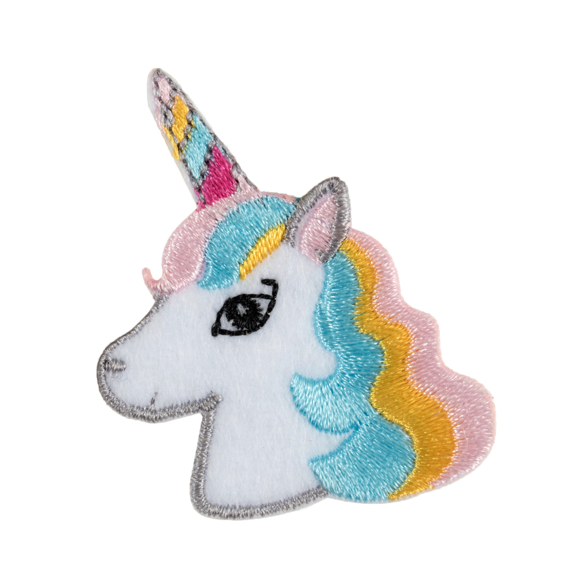 Embroidered unicorn motif