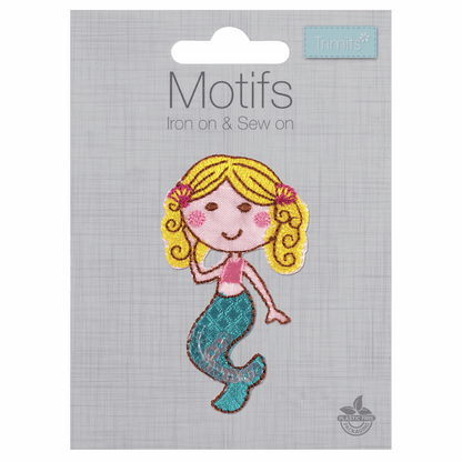 Iron-On/Sew On Motif Patch - Mermaid