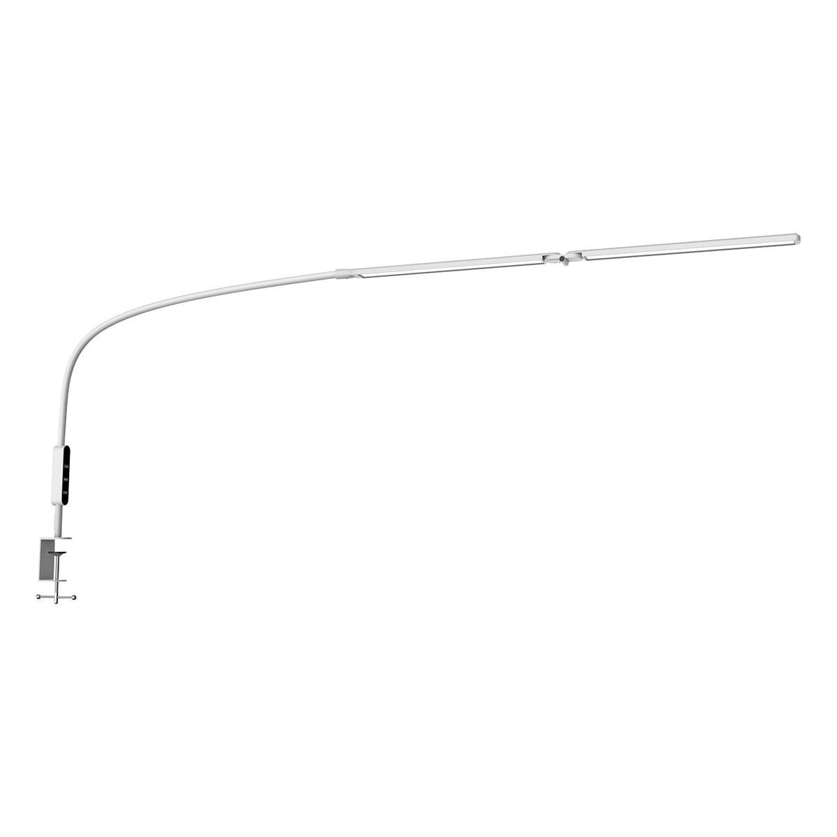 PURElite Astra Twin clamp lamp with two light heads