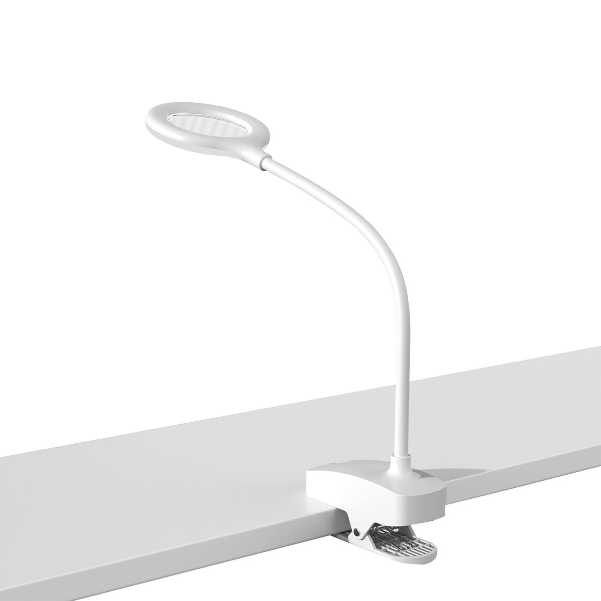 PURElite Ray clip-on magnifying light with gooseneck