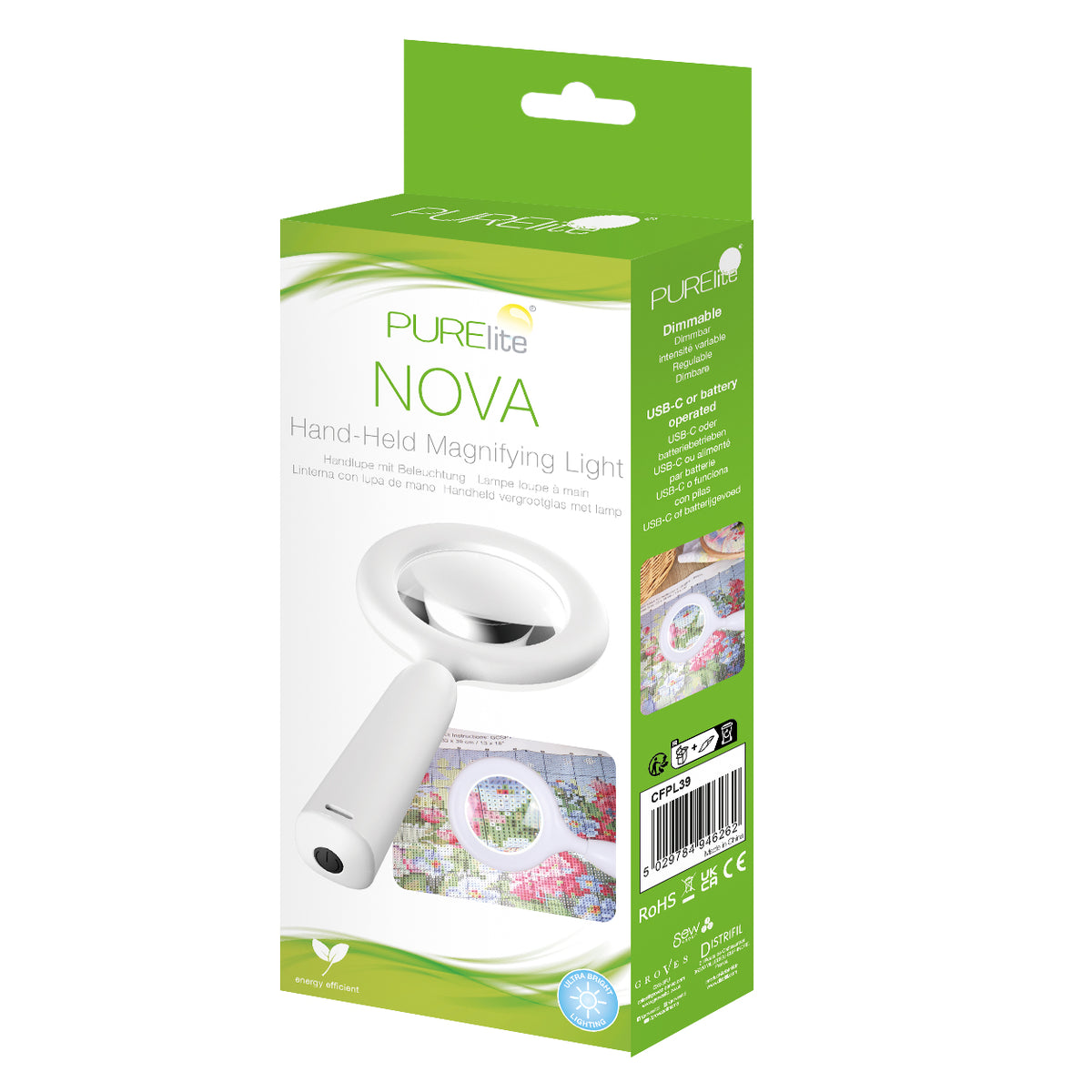 PURElite Nova hand-held magnifying light