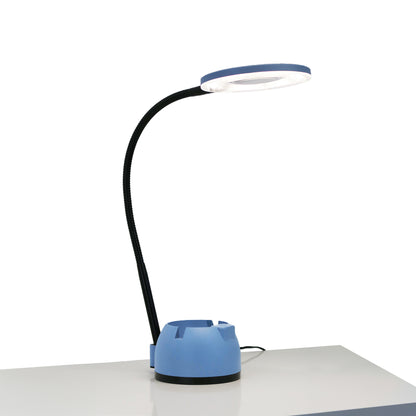 PURElite Volt magnifying table lamp with phone stand base
