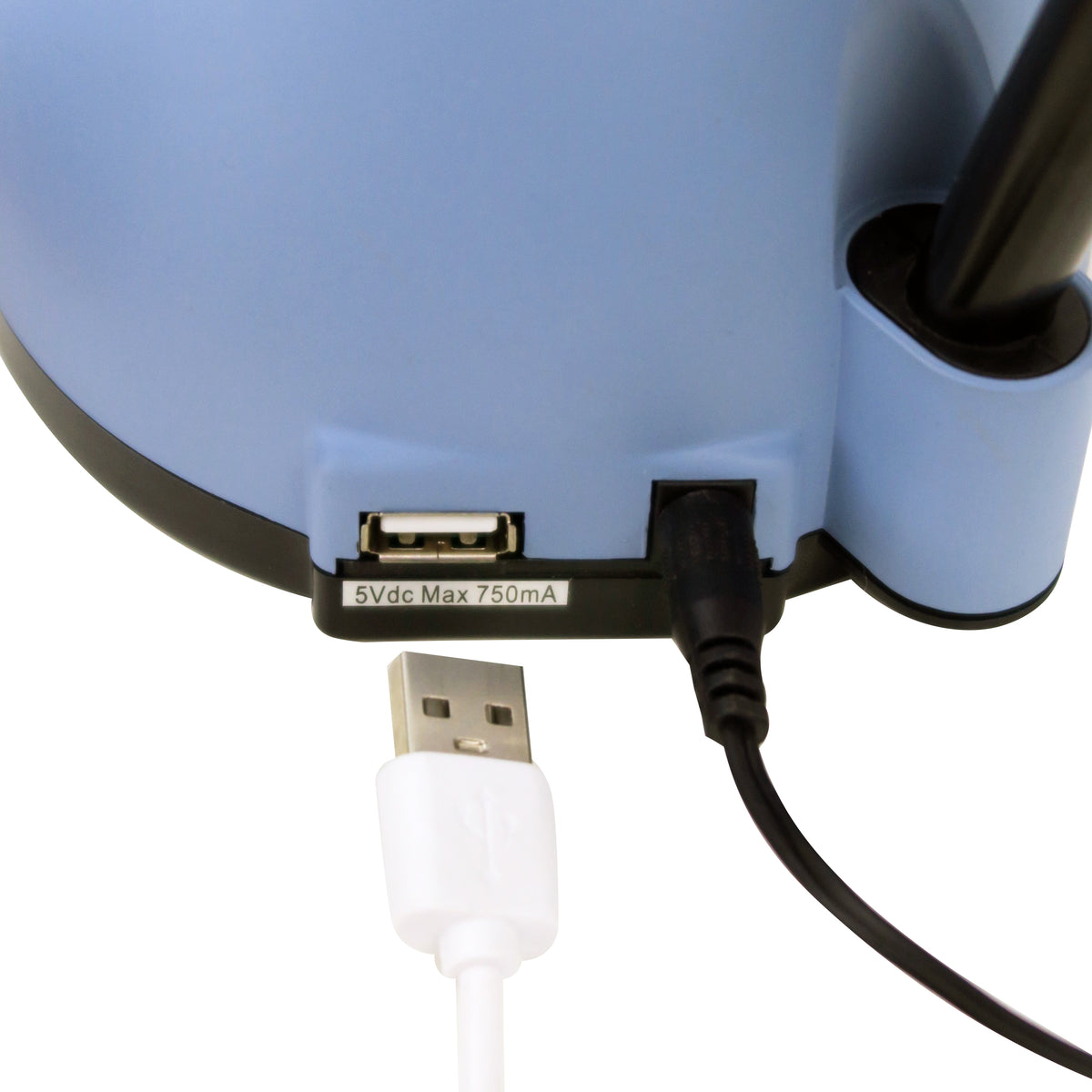 PURElite Volt magnifying table lamp with phone stand base