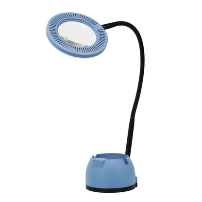 PURElite Volt magnifying table lamp with phone stand base