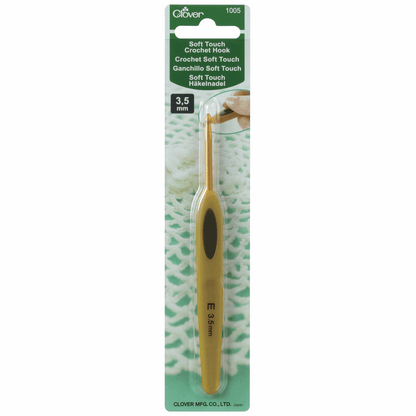 Clover Soft Touch Crochet Hook - 13cm x 3.50mm