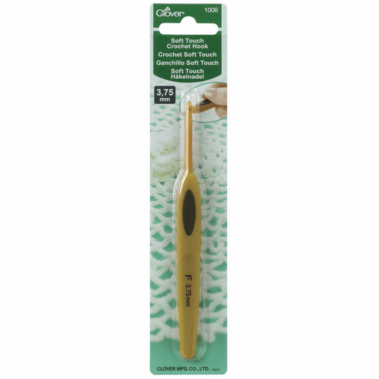 Clover Soft Touch Crochet Hook - 13cm x 3.75mm