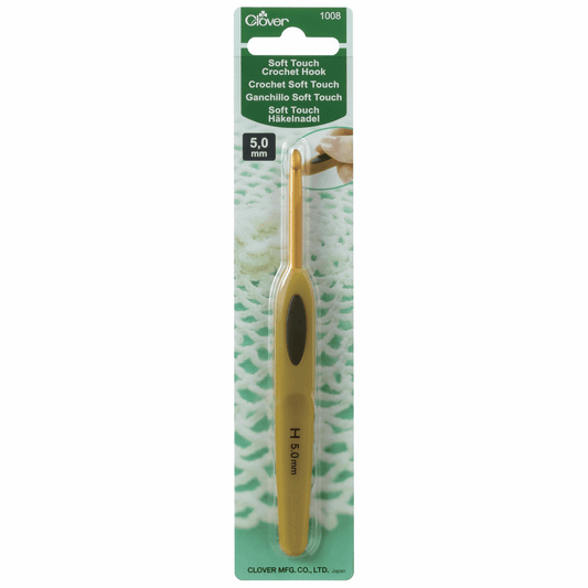 Clover Soft Touch Crochet Hook - 13cm x 5.00mm