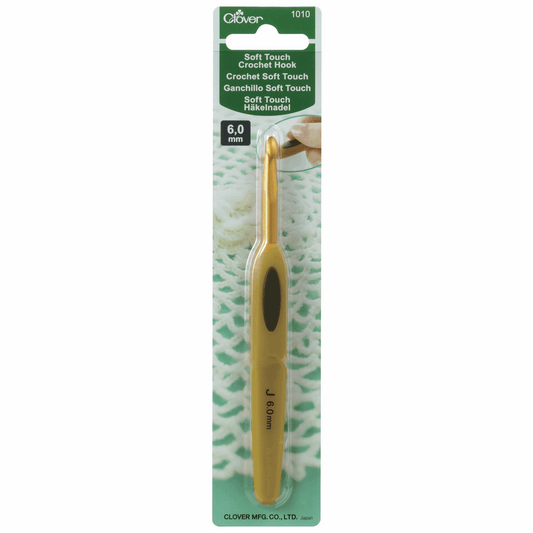 Clover Soft Touch Crochet Hook - 13cm x 6.00mm