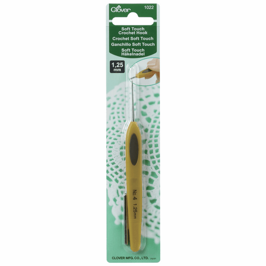 Clover Soft Touch Crochet Hook - 12.5cm x 1.25mm