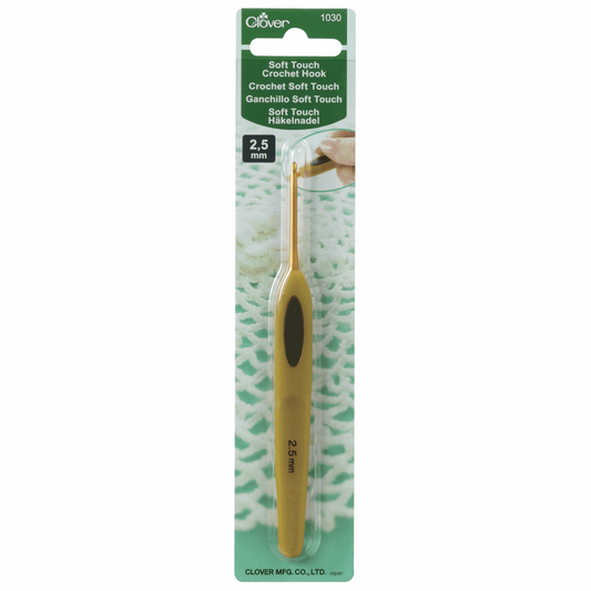 Clover Soft Touch Crochet Hook - 13cm x 2.50mm