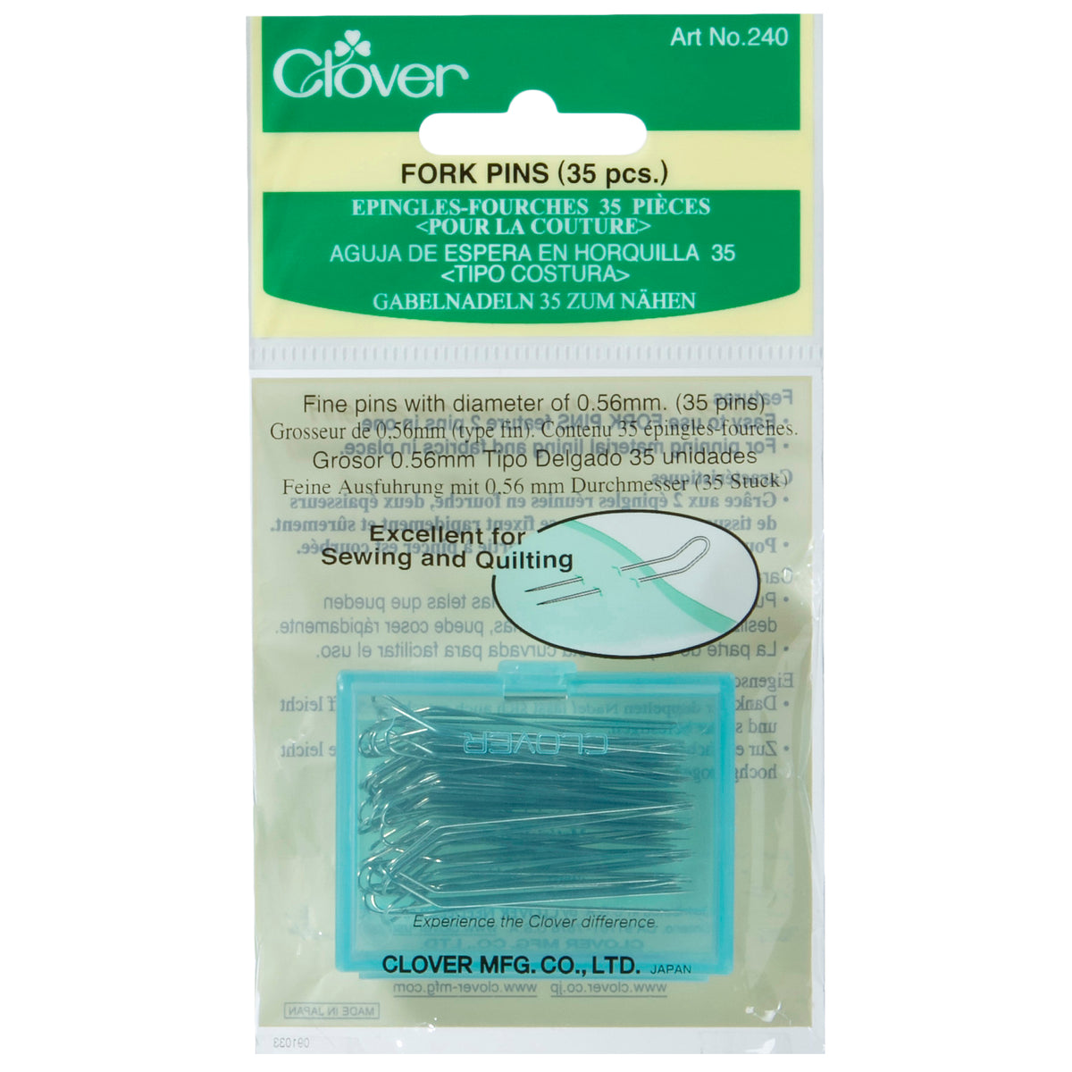 Clover Pins - Fork - 35 Pieces