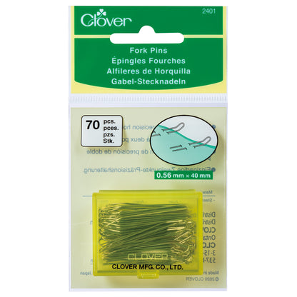 Clover U-shaped fork pins in box