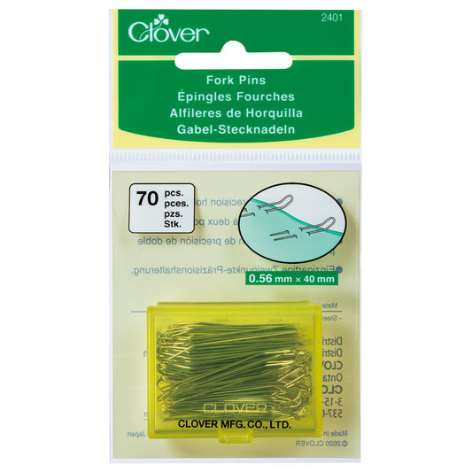 Clover U-shaped fork pins in box