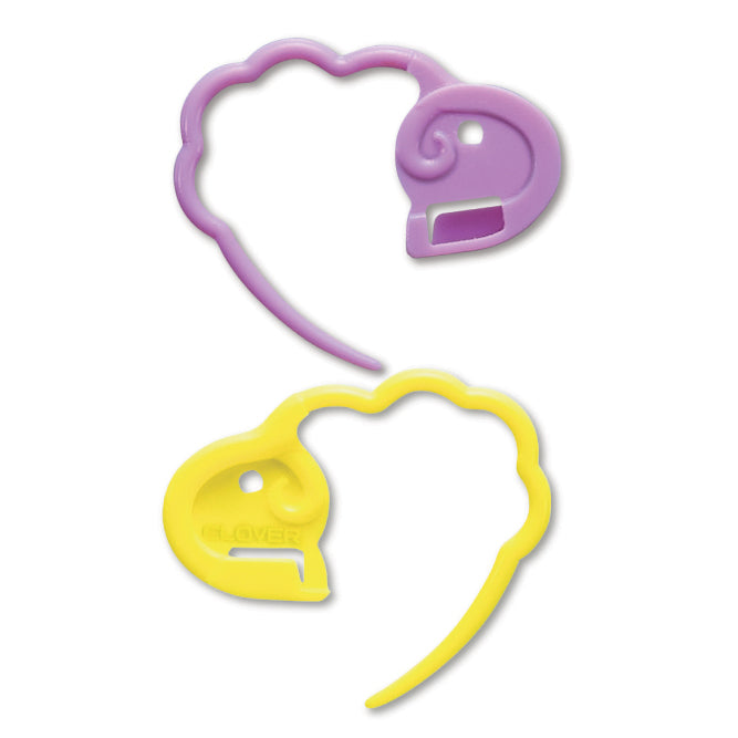 Clover large quick locking stitch markers with storage case