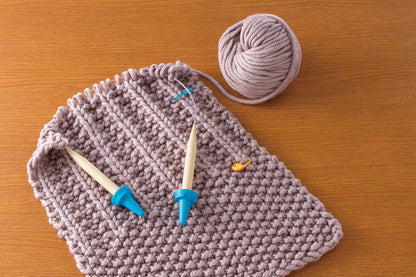 Clover large jumbo point protectors for thick knitting needles