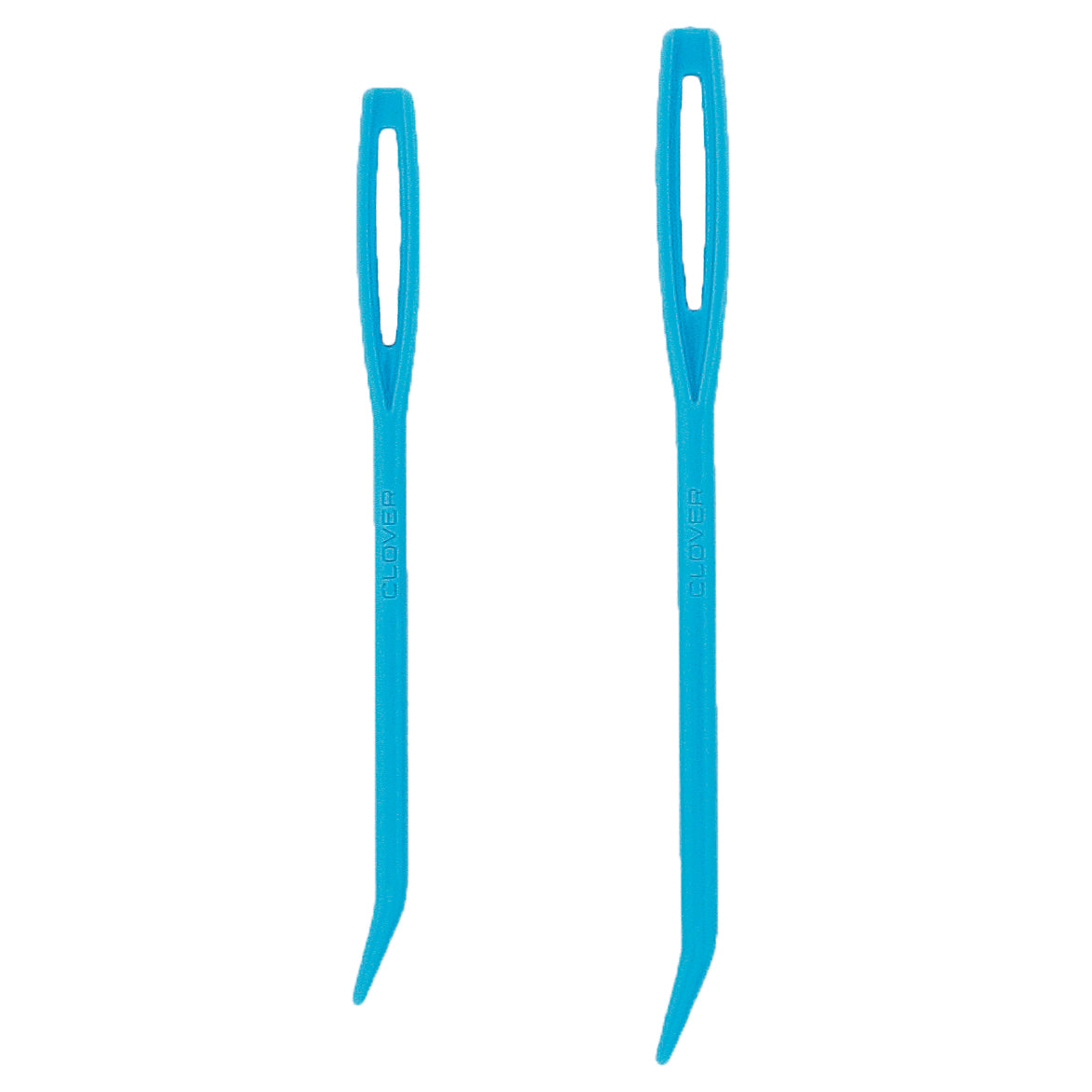 Two Clover super jumbo plastic tapestry needles with bent tips