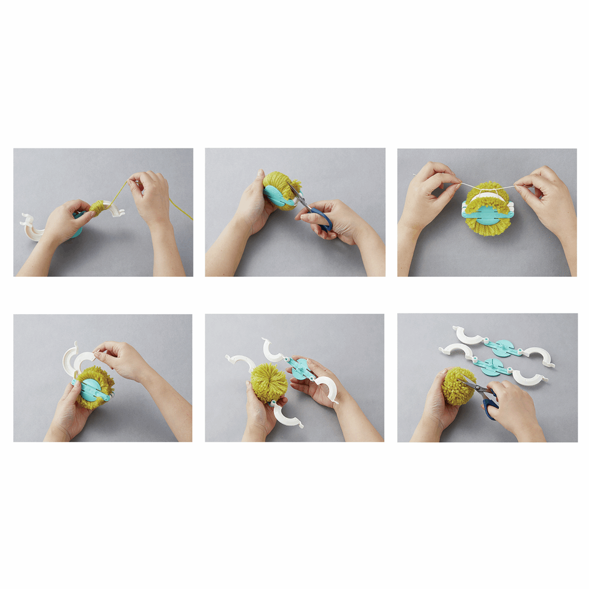 Clover Pom Pom Maker Kit (Set of 4 Sizes)