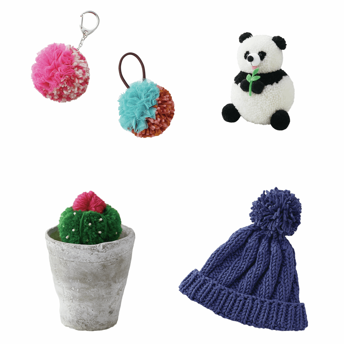 Clover Pom Pom Maker Kit (Set of 4 Sizes)