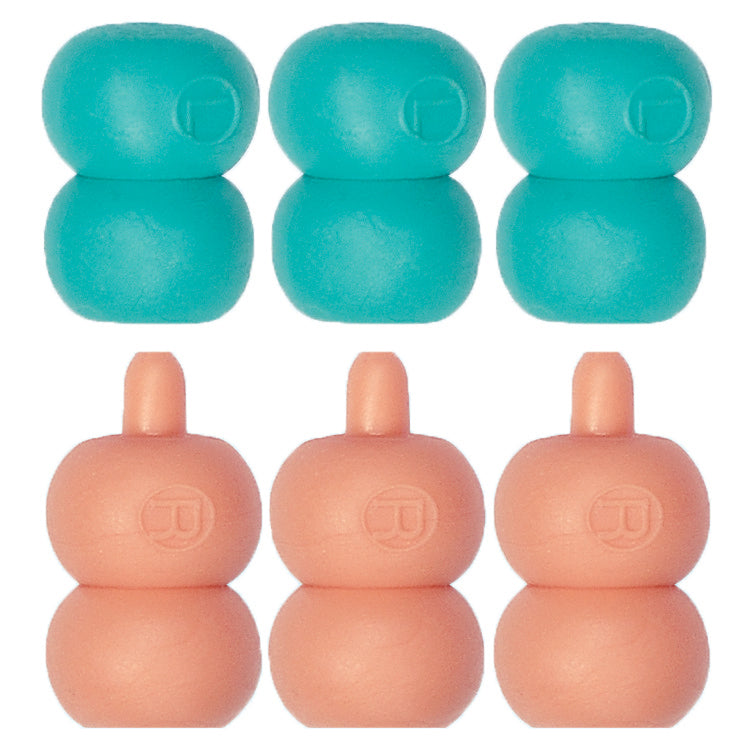 Clover point protectors and stoppers for knitting needles
