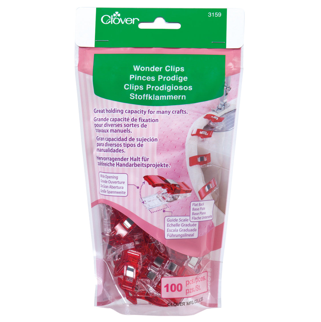 Clover Wonder Clips, pack of 100