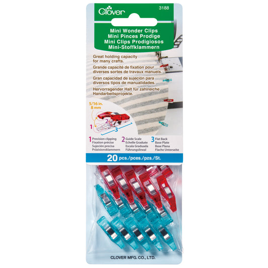 Clover Wonder Clips - Mini - 20 Pieces