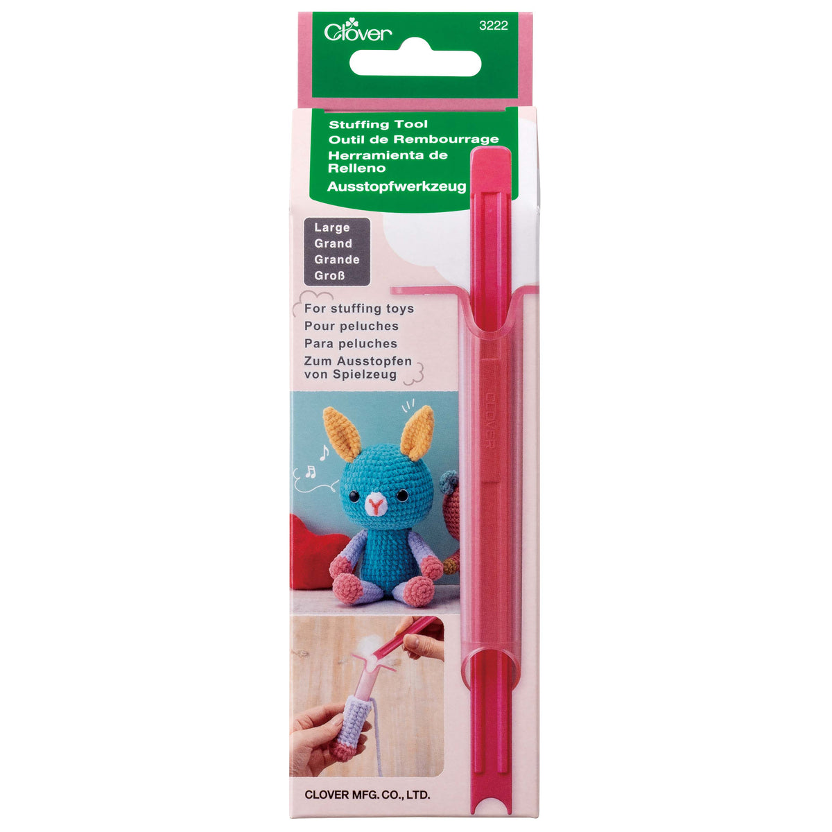 Clover large syringe stuffing tool