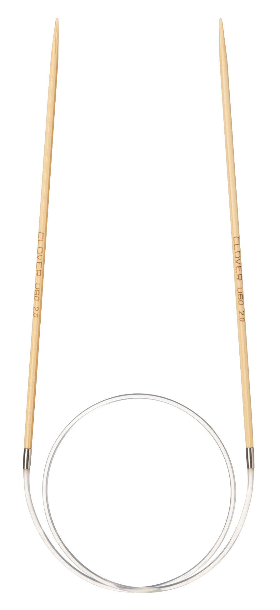 Clover Pro Takumi bamboo circular knitting needle, 2mm