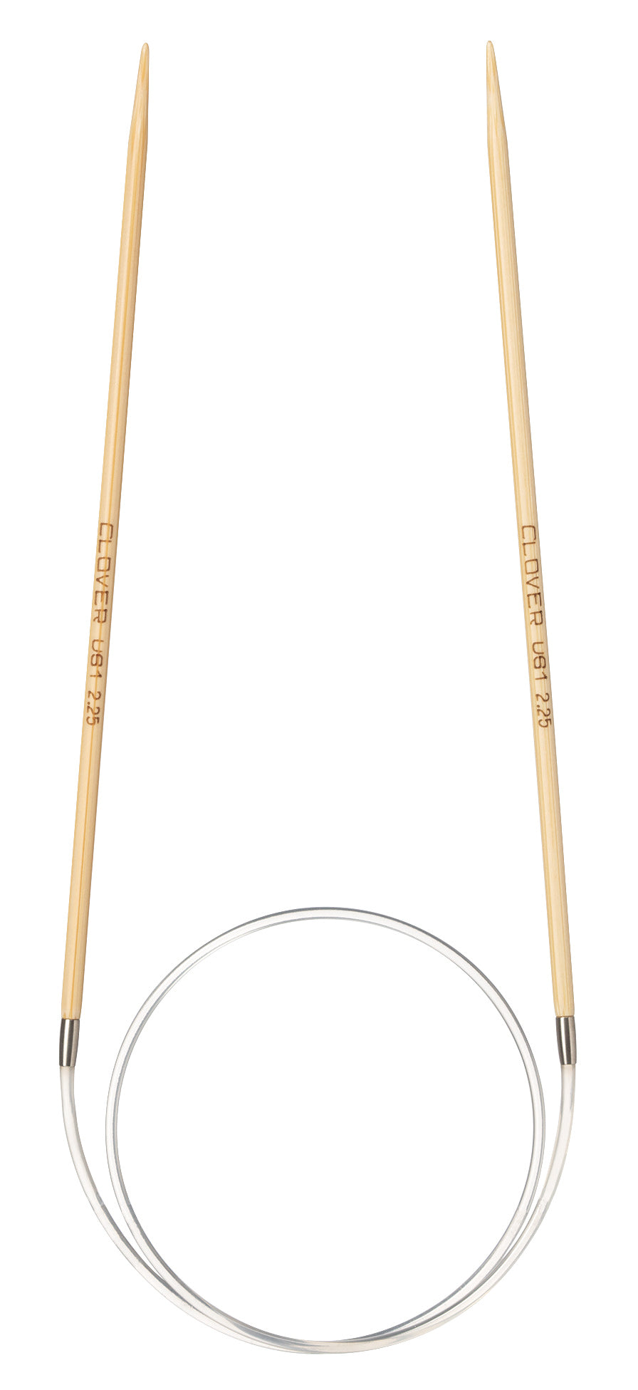 Clover Pro Takumi bamboo circular knitting needle, 2.25mm
