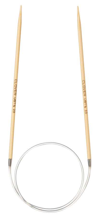 Clover Pro Takumi bamboo circular knitting needle, 2.5mm