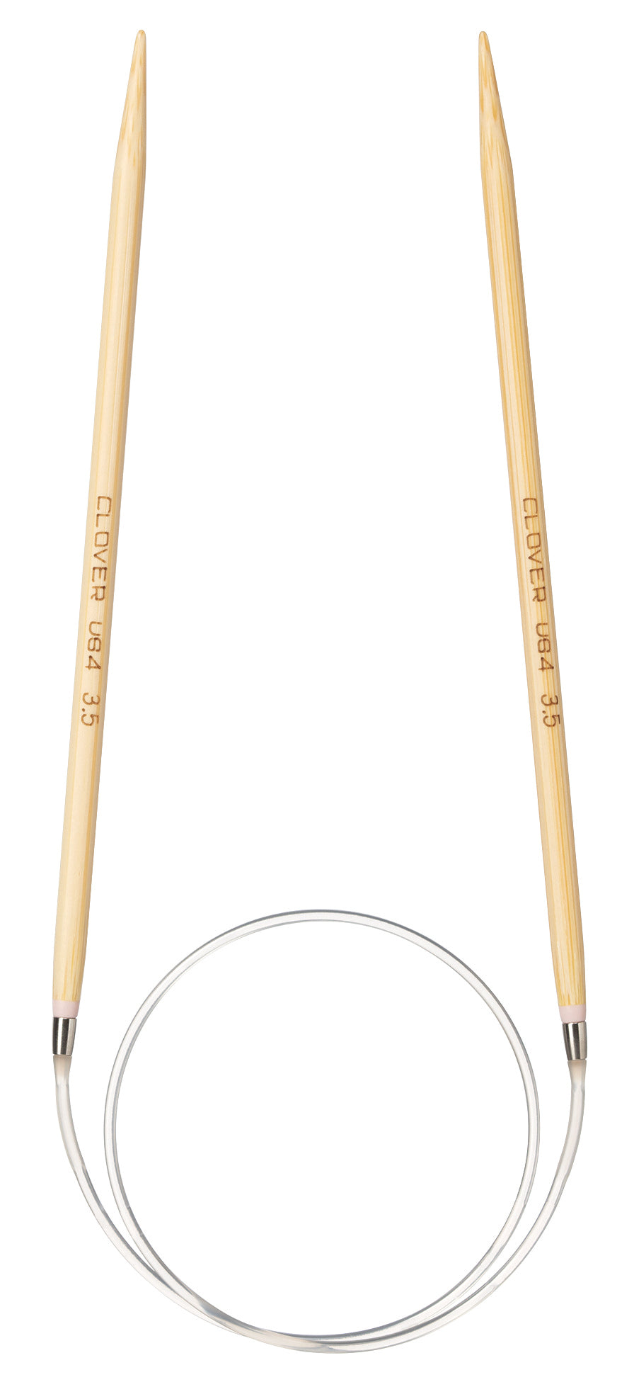 Clover Pro Takumi bamboo circular knitting needle, 3.5mm