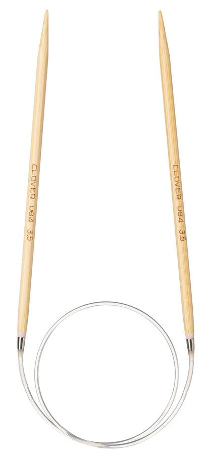 Clover Pro Takumi bamboo circular knitting needle, 3.5mm