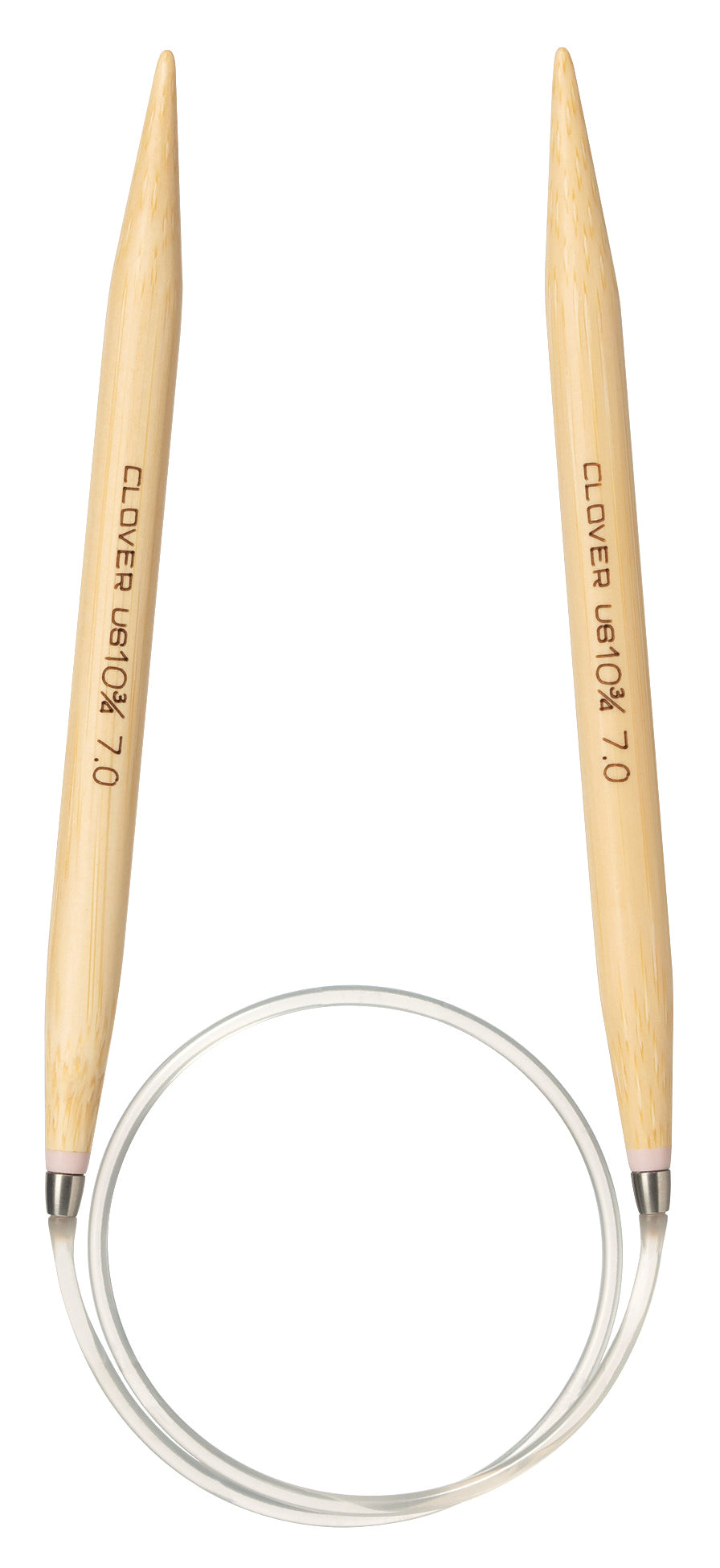 Clover Pro Takumi bamboo circular knitting needle, 7mm